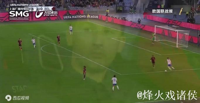 欧国联-佩莱格里尼被罚下场 意大利2-2战平比利时